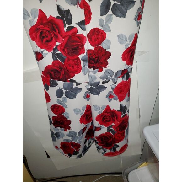 A Sweet Storm Women's Maxi Dress Bodycon Sleeveless Large Floral Pattern Size M - Picture 13 of 14